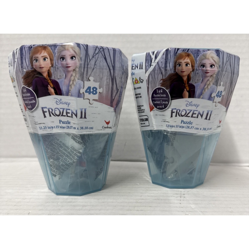Disney Frozen II Puzzle With Storage Case, Surprise Puzzle Set, 48 Piece, 2-LOT